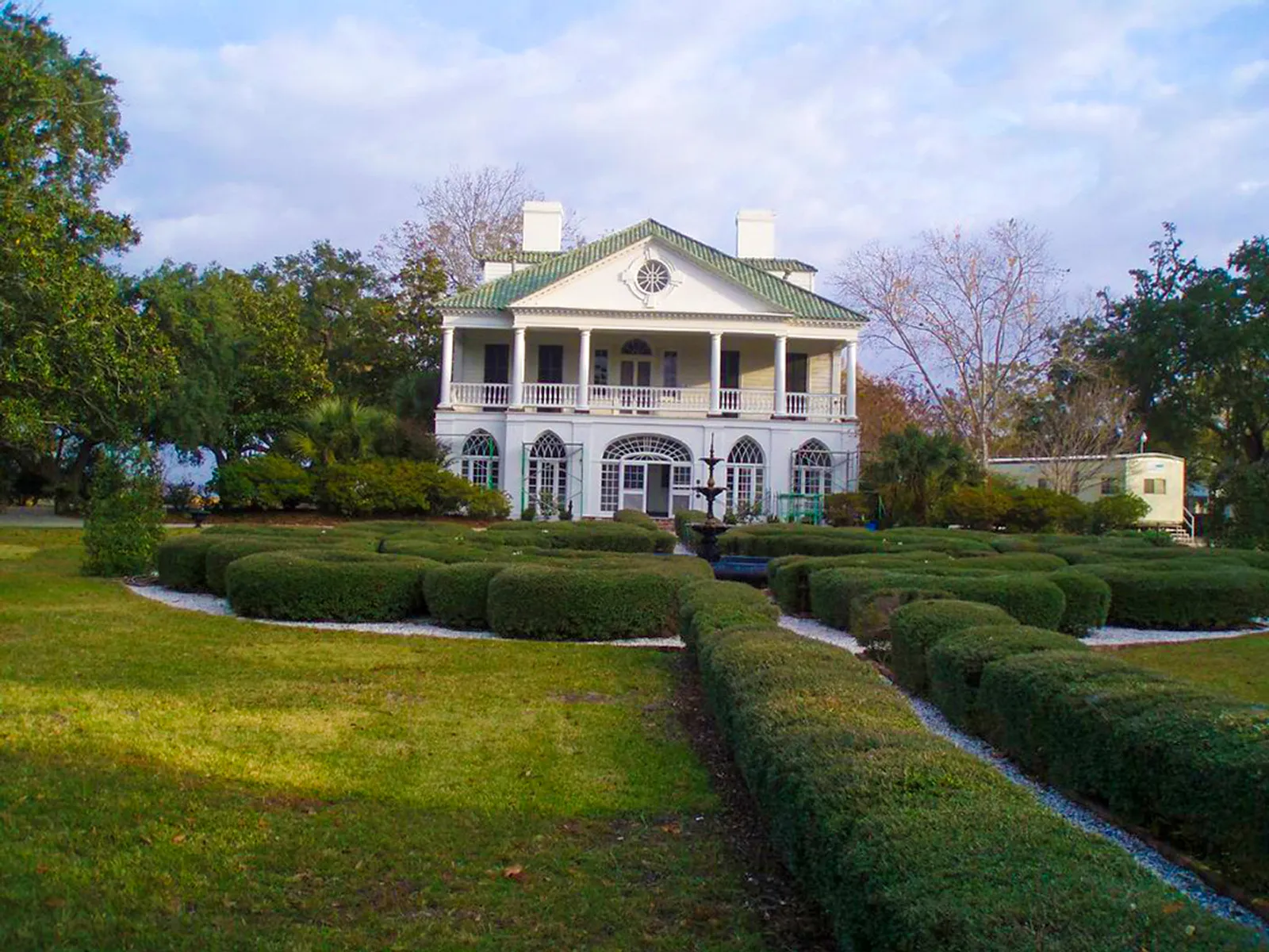 The Cameron family house after hurricane scene in Outer Banks 