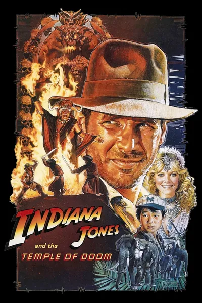 Indiana Jones and the Temple of Doom movie cover