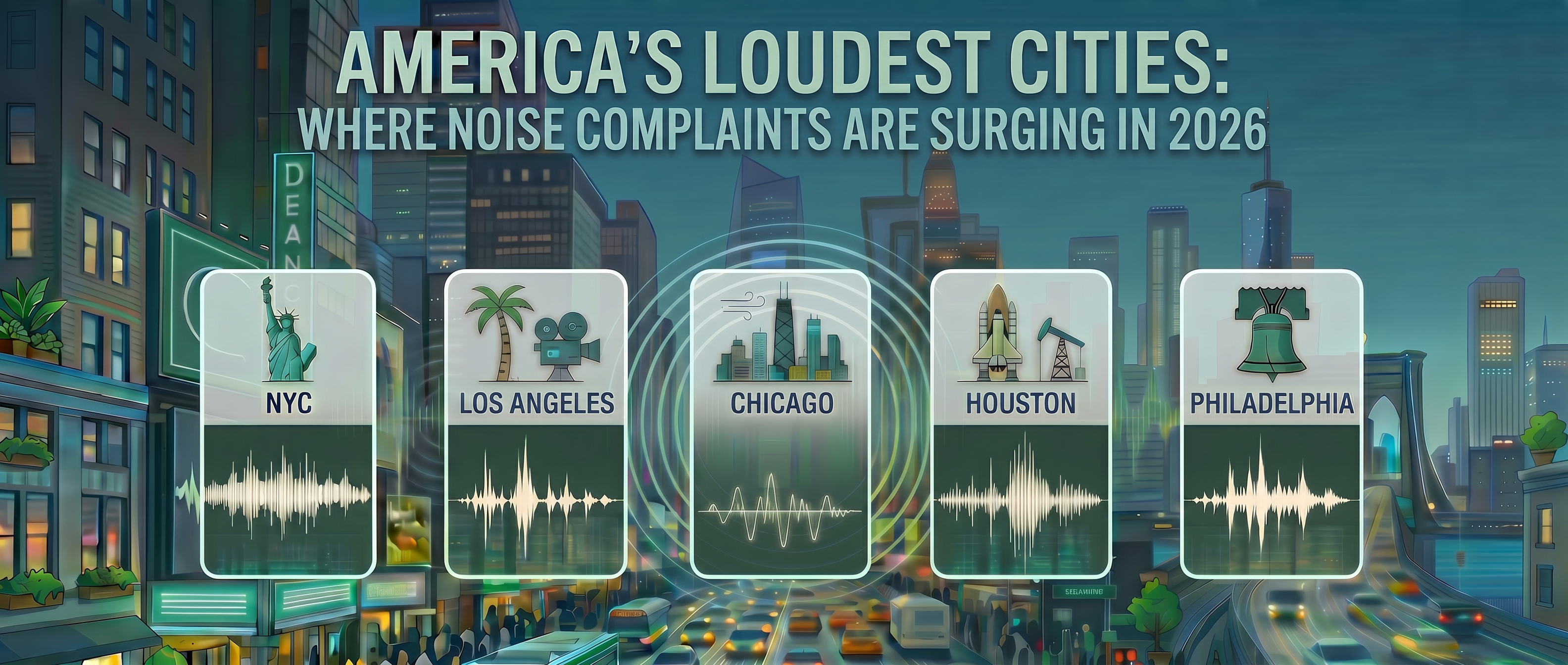  America&rsquo;s Loudest Cities: Where Noise Complaints Are Surging in 2026