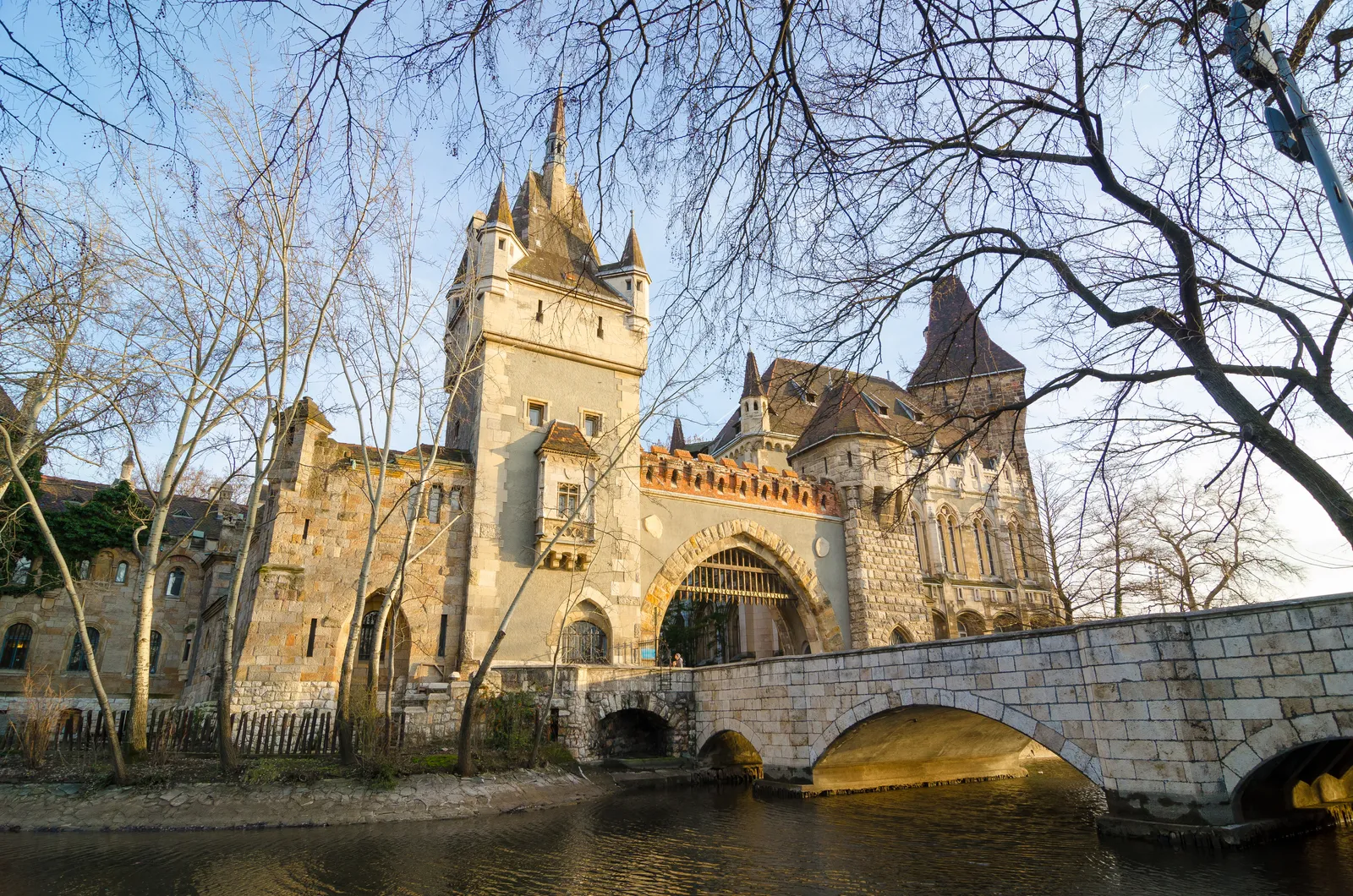 Geralt meeting the sorcerer Stregobor scene in The Witcher 