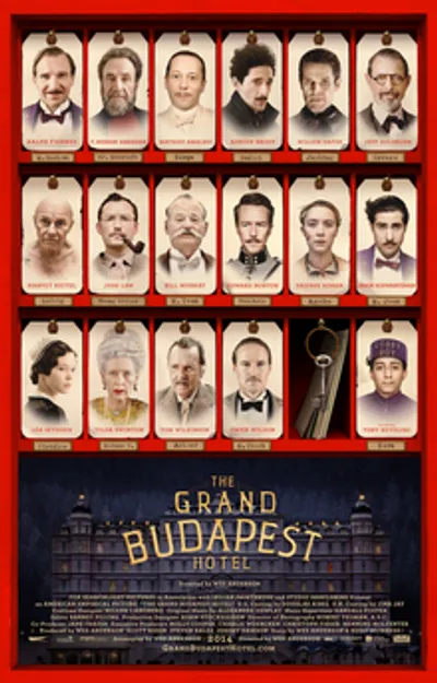 The Grand Budapest Hotel movie cover