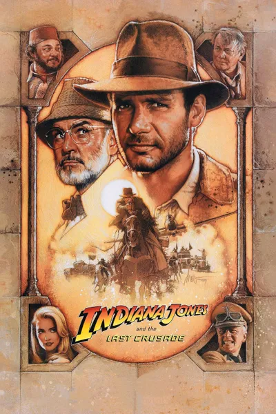 Indiana Jones and the Last Crusade movie cover
