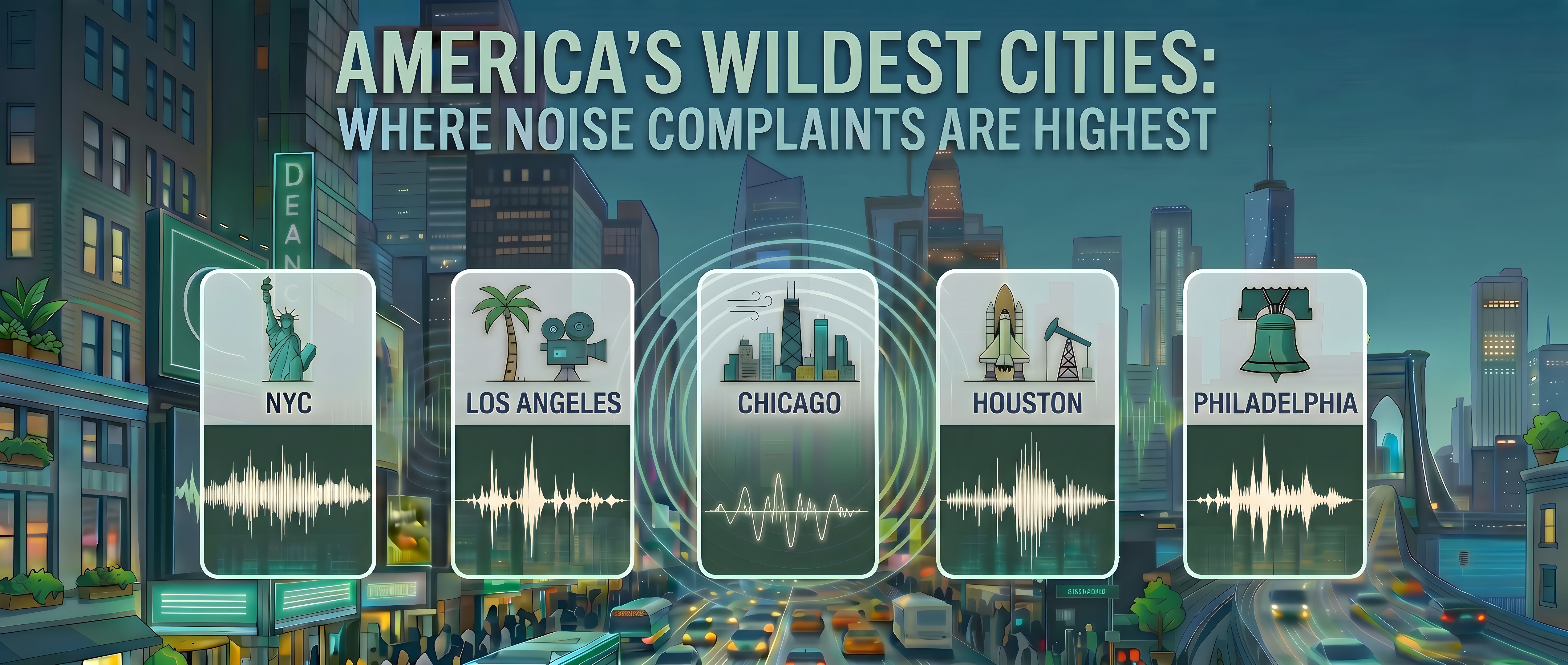 America&rsquo;s Wildest Cities: Where Noise Complaints Are Highest