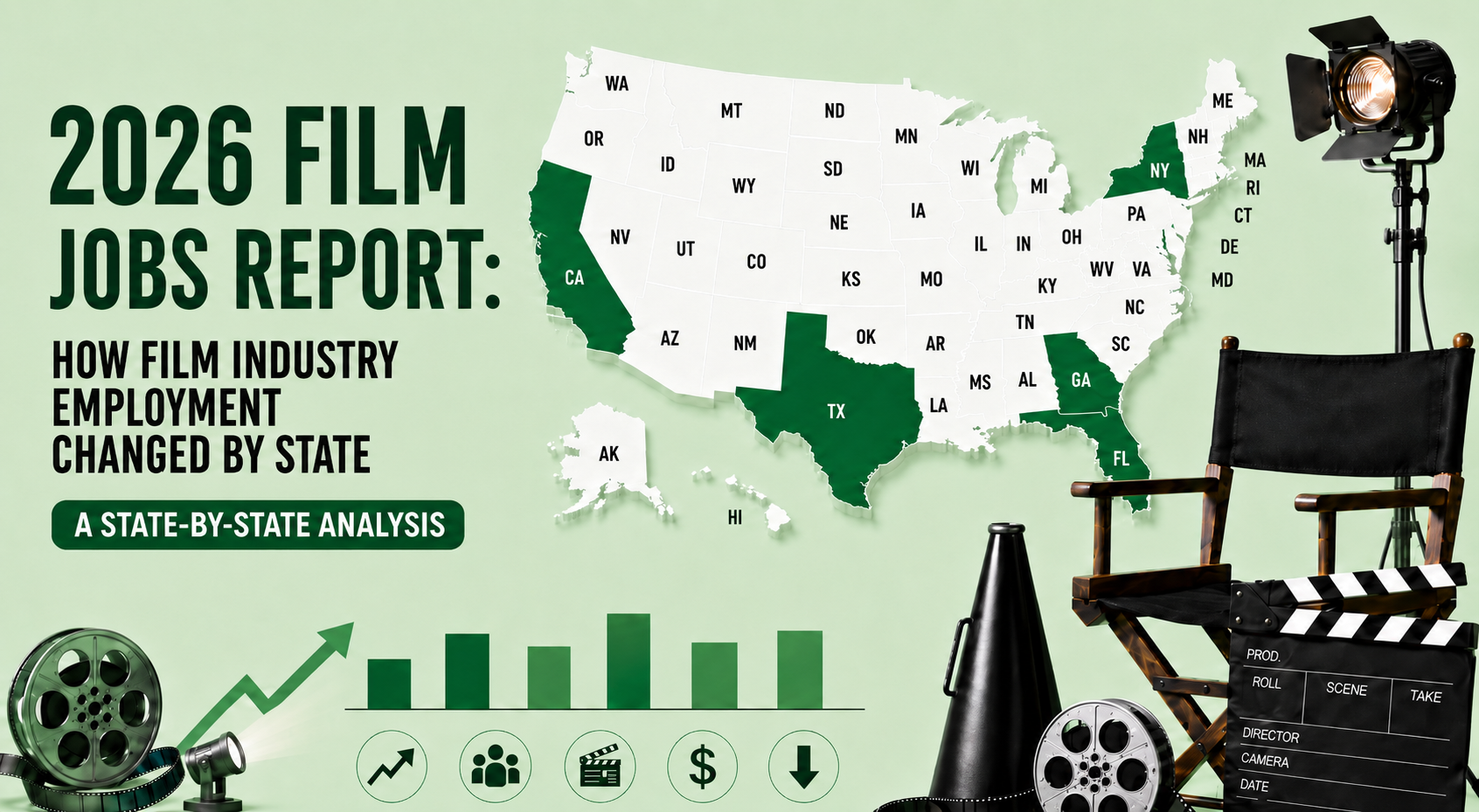 2026 Film Jobs Report: How Film Industry Employment Changed by State